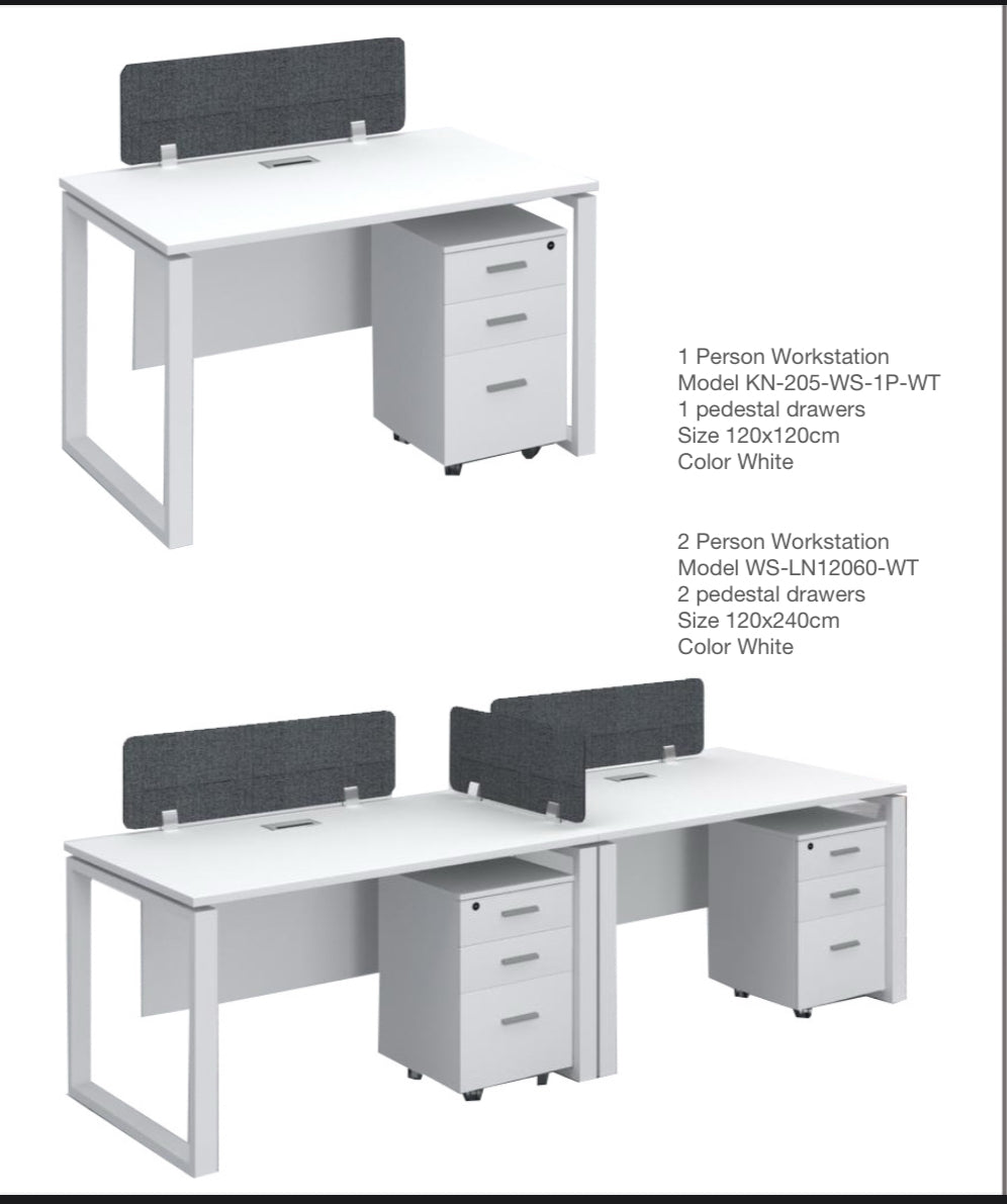 White Elegant Workstation