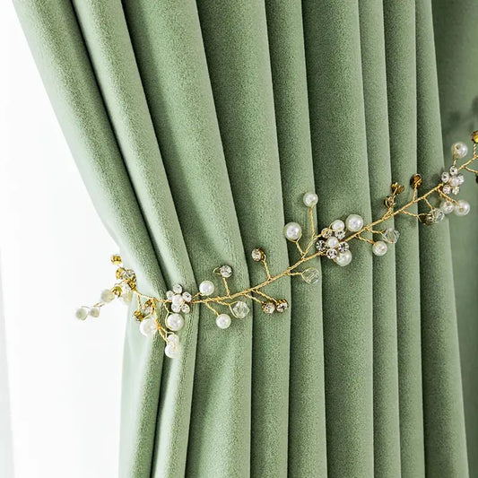 Hall Bedroom Velvet Curtain-Caligo