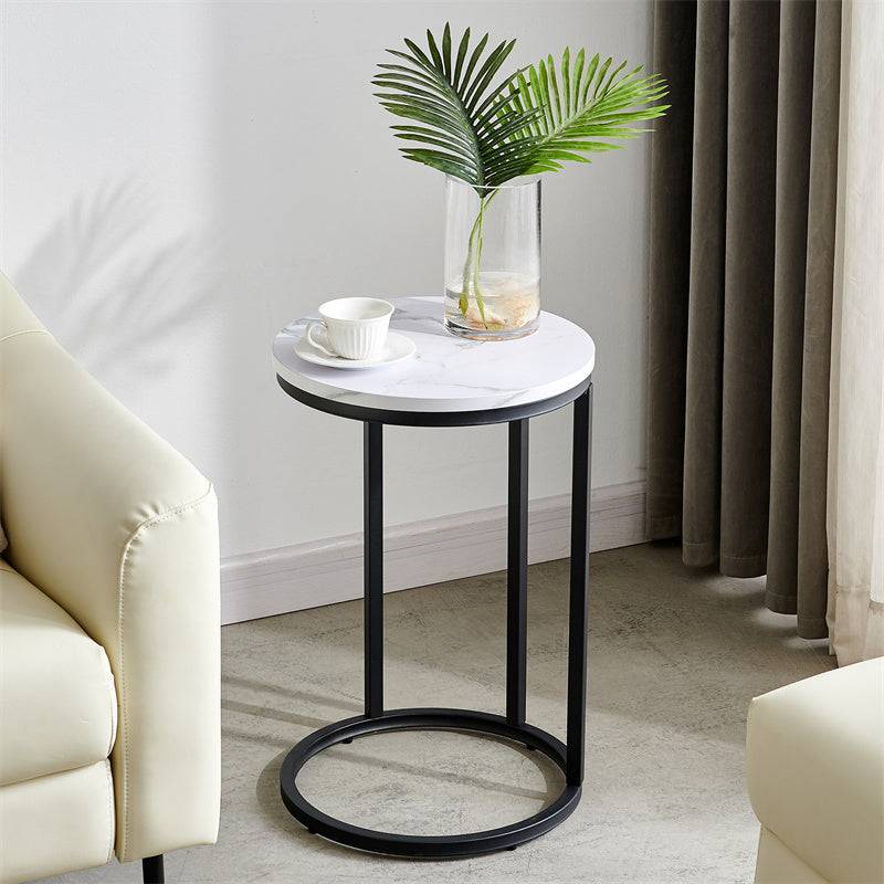 Coffee Table Inlay With Black Legs-Caligo