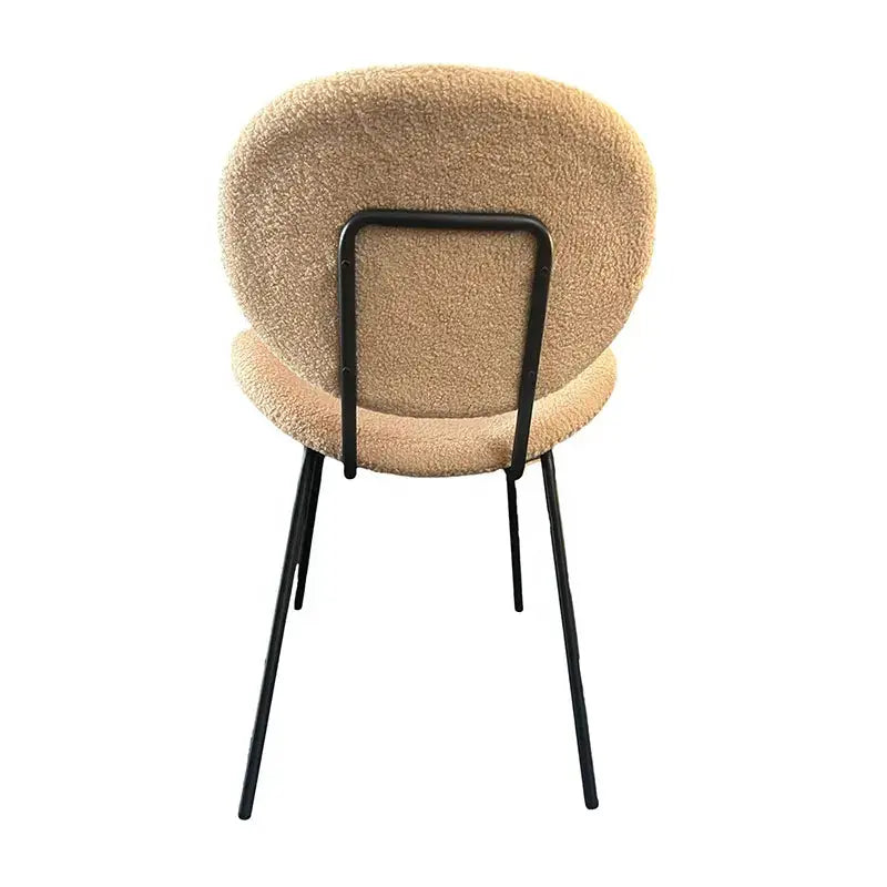 Fancy Boucle Fabric Chair-Caligo