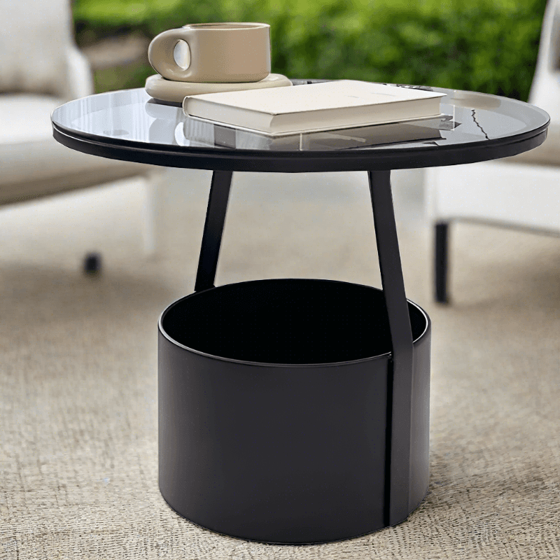 Coffee Table with book bowl-Caligo