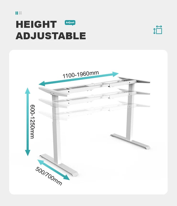 Modern office electric adjustable sit and stand desk-Caligo