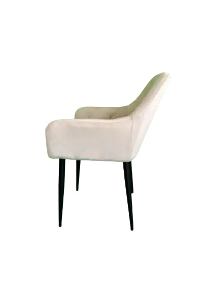 Vela Velvet dining kitchen restaurant Café Chair-Caligo