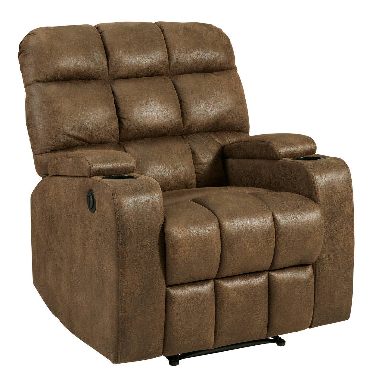 Faux Leather Lazy Boy Power Recliner Sofa Seater-Caligo