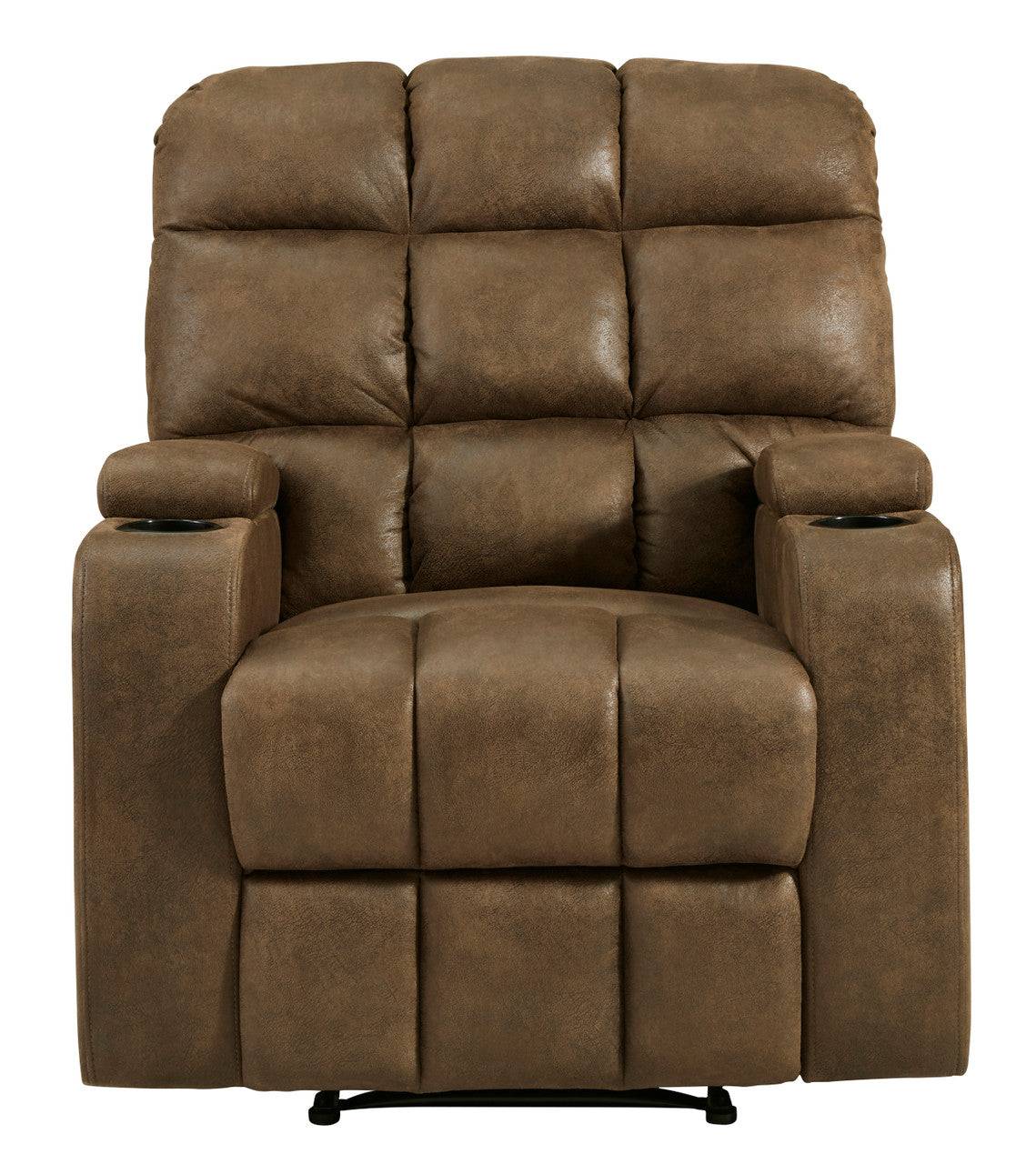 Faux Leather Lazy Boy Power Recliner Sofa Seater-Caligo