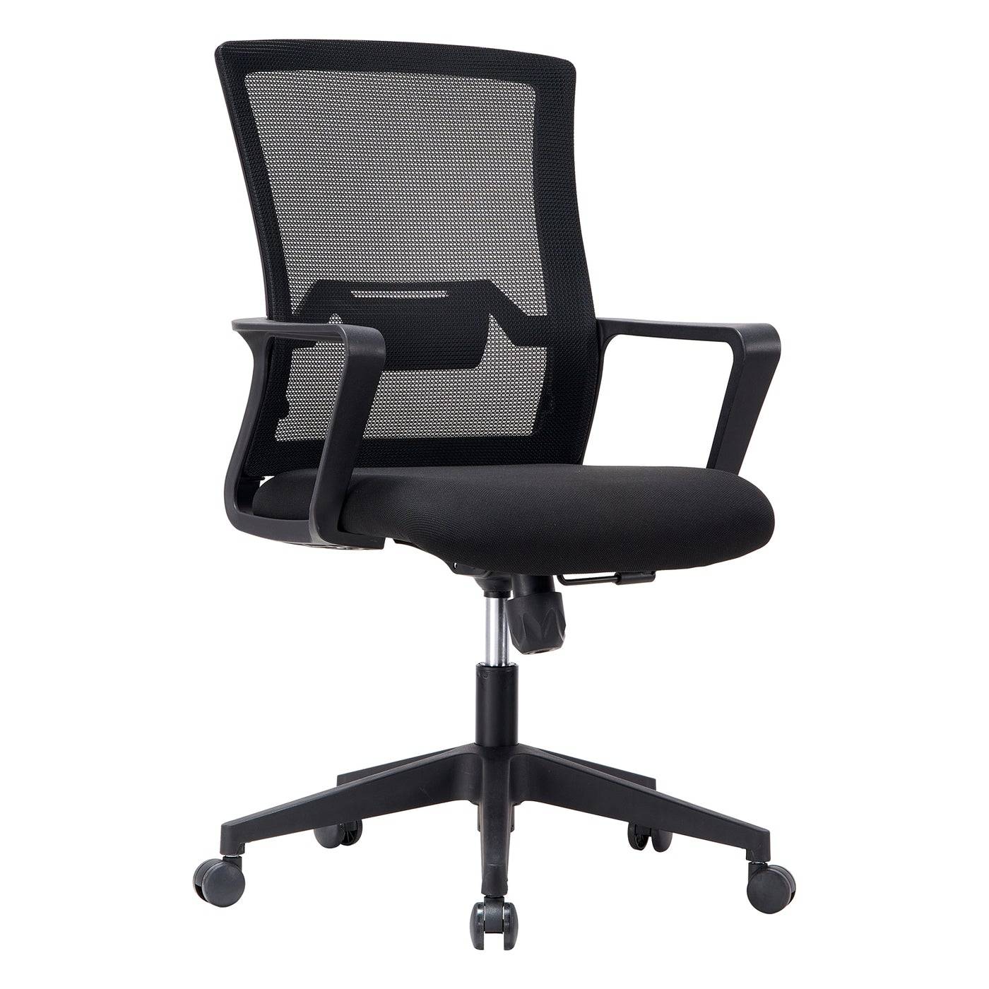 Sliding Base Black Mesh Task Chair-Caligo