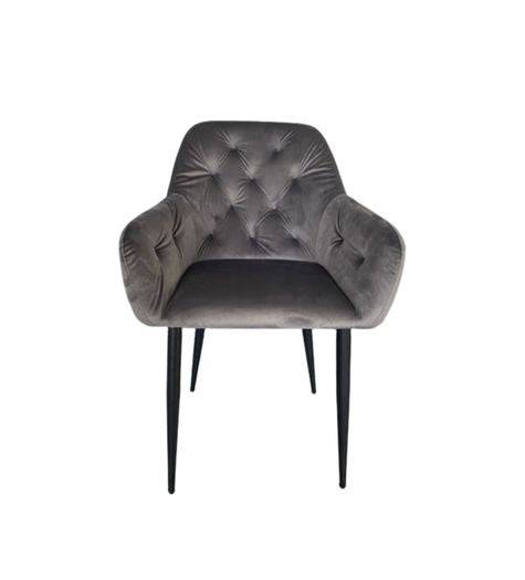 Vela Velvet dining kitchen restaurant Café Chair-Caligo