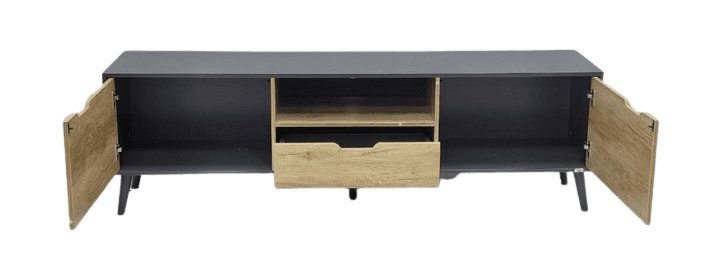 Wood TV Stand-Caligo