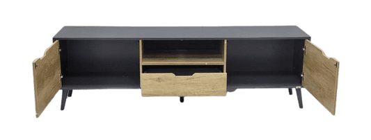 Wood TV Stand-Caligo