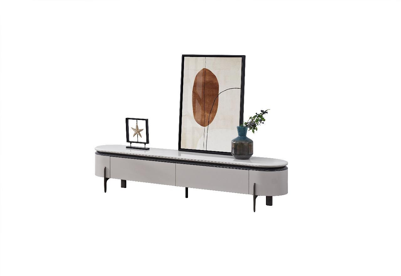 Carbon Tv Stand and Coffee Table Set-Caligo