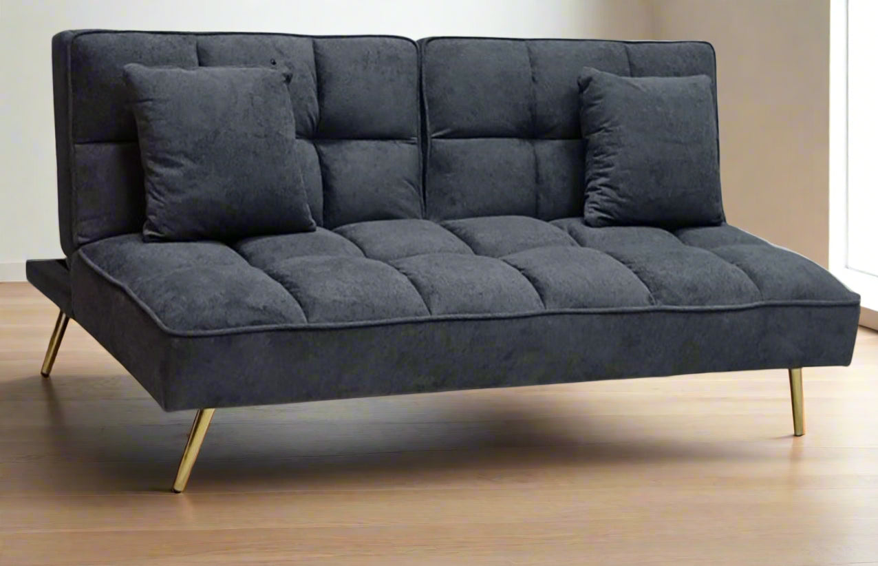 Cozy Sofa Bed Grey white background