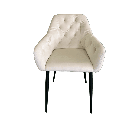 Vela Velvet dining kitchen restaurant Café Chair-Caligo