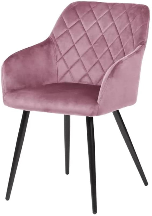 Velvet Fabric Chair-Caligo