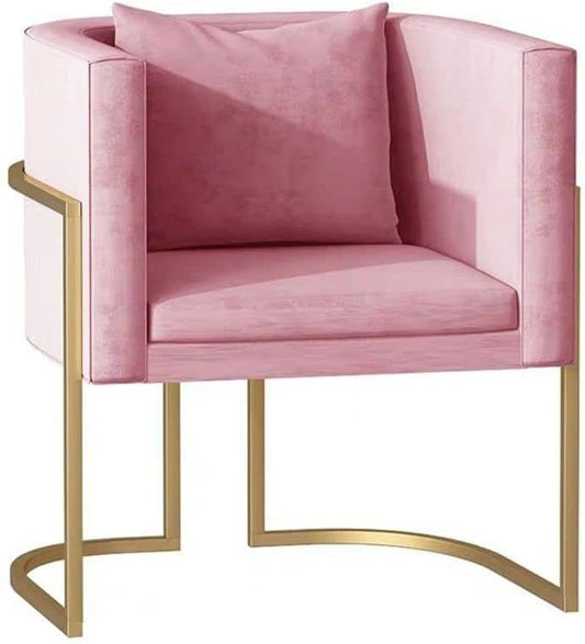 Cafe reception salon velvet Fabric Chair-Caligo