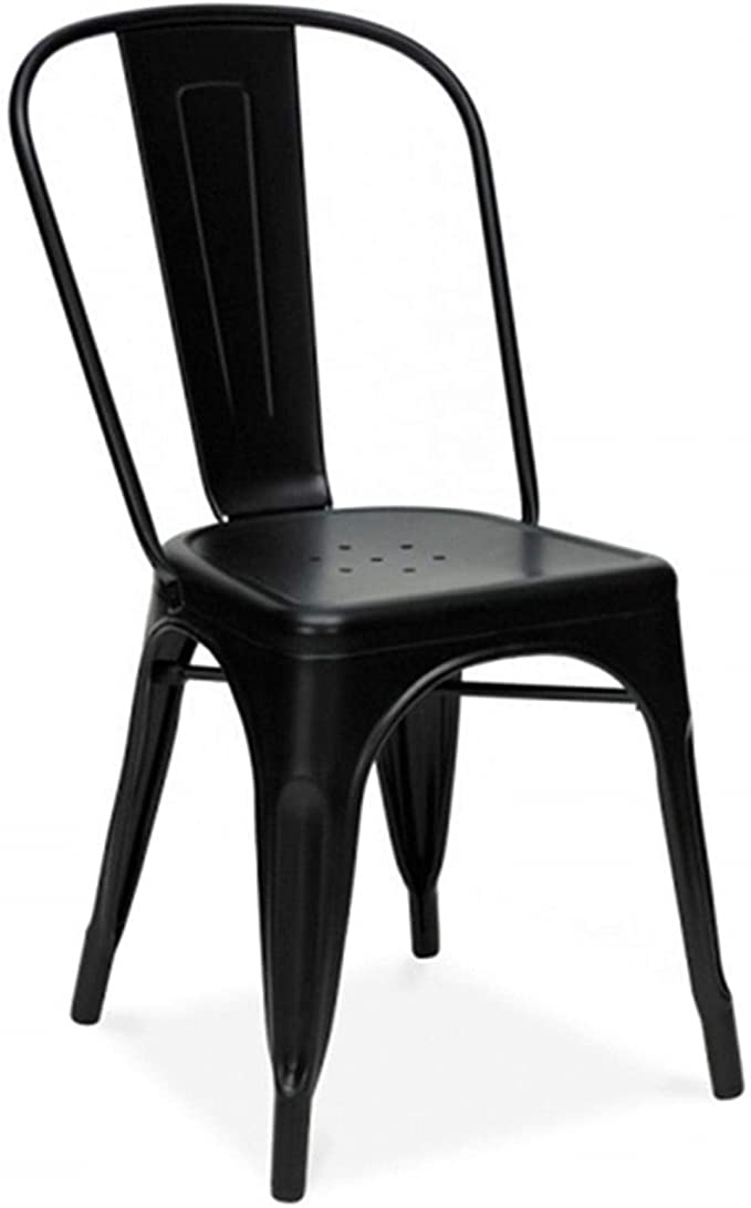 Stackable metal dining chair-Caligo