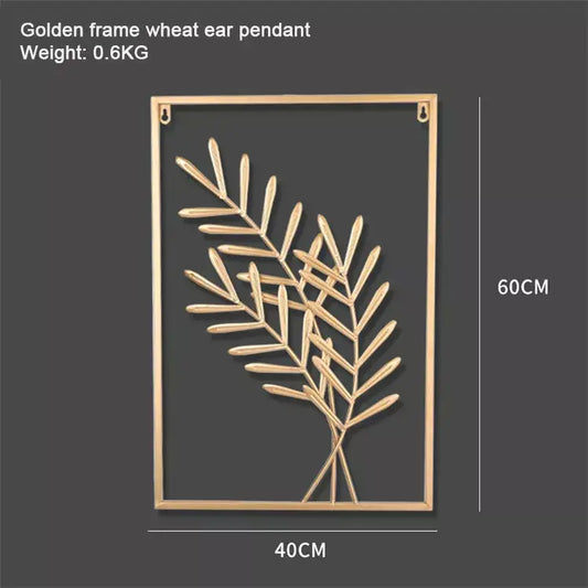 Plant Art Hanging Metal Home Wall Décor-Caligo