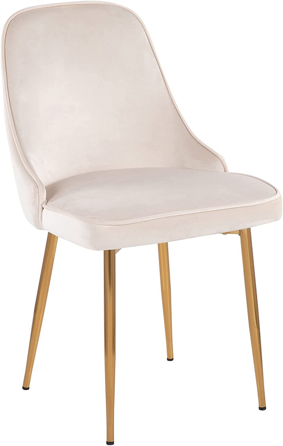 Velvet Fabric Chair-Caligo